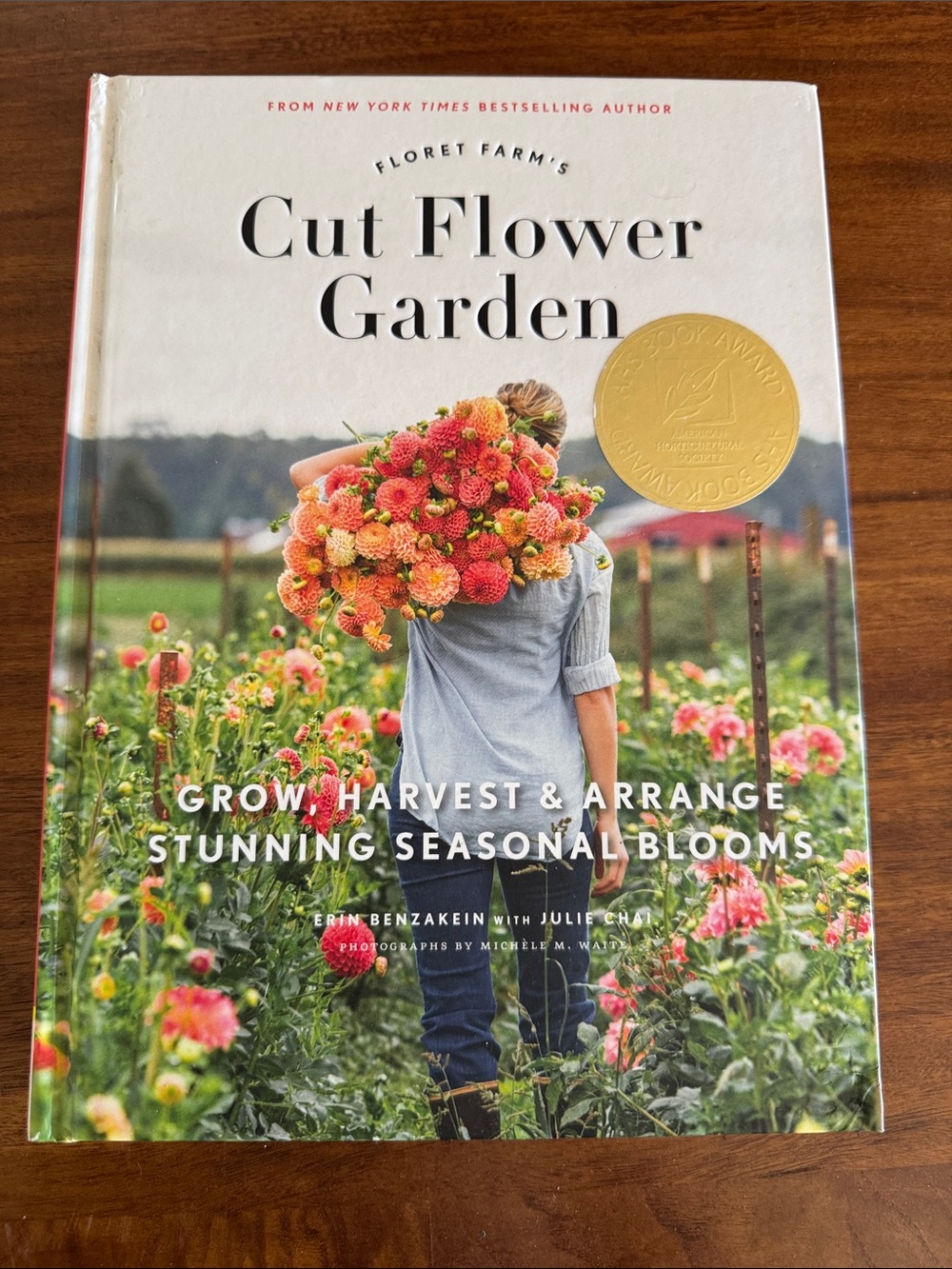 Floret Farm's Cut Flower Garden - White Cover with Colorful Flowers